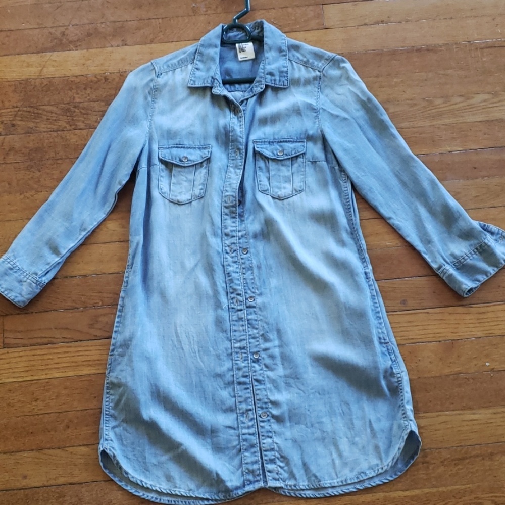 Denim button down dress - Picture 1 of 1